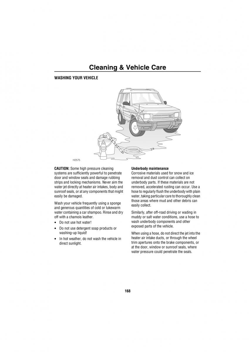 Land Rover Discovery II 2 owners manual / page 161