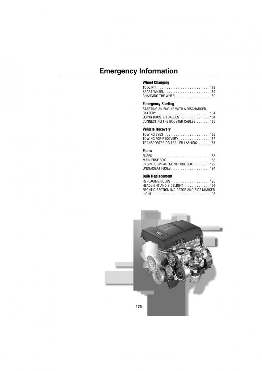 Land Rover Discovery II 2 owners manual / page 168