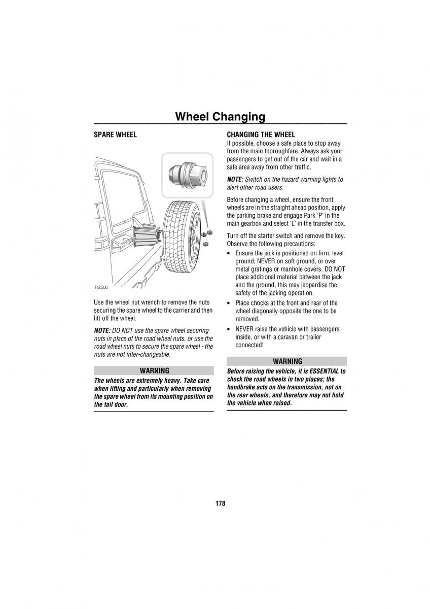 Land Rover Discovery II 2 owners manual / page 171