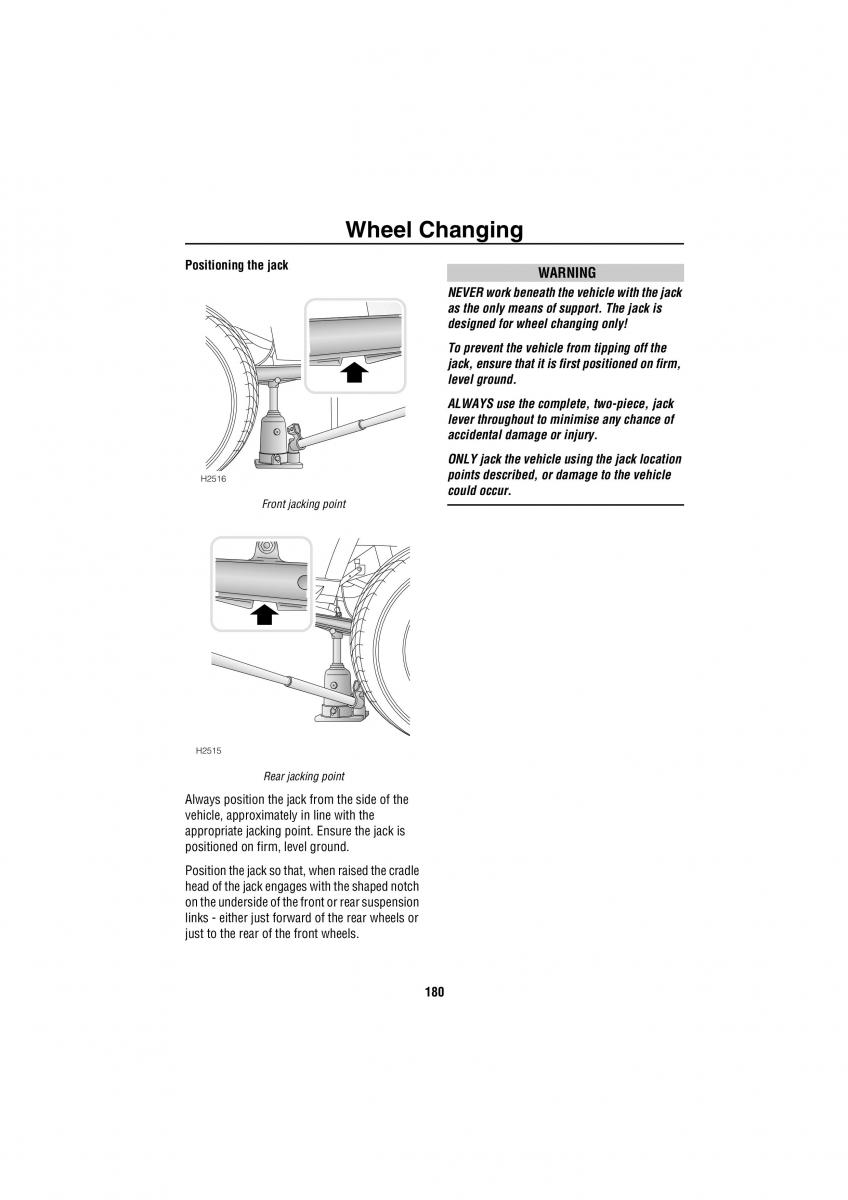 Land Rover Discovery II 2 owners manual / page 173