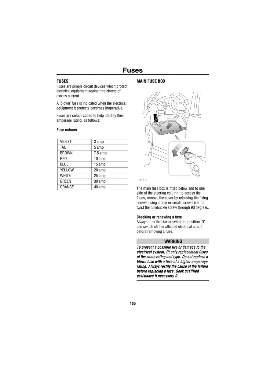 Land Rover Discovery II 2 owners manual / page 179