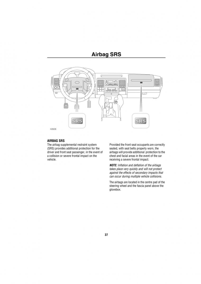 Land Rover Discovery II 2 owners manual / page 30