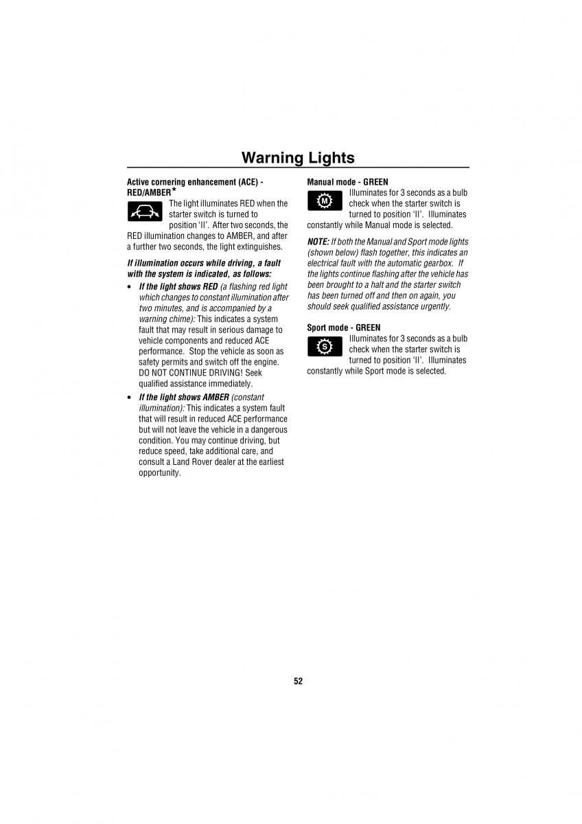 Land Rover Discovery II 2 owners manual / page 45