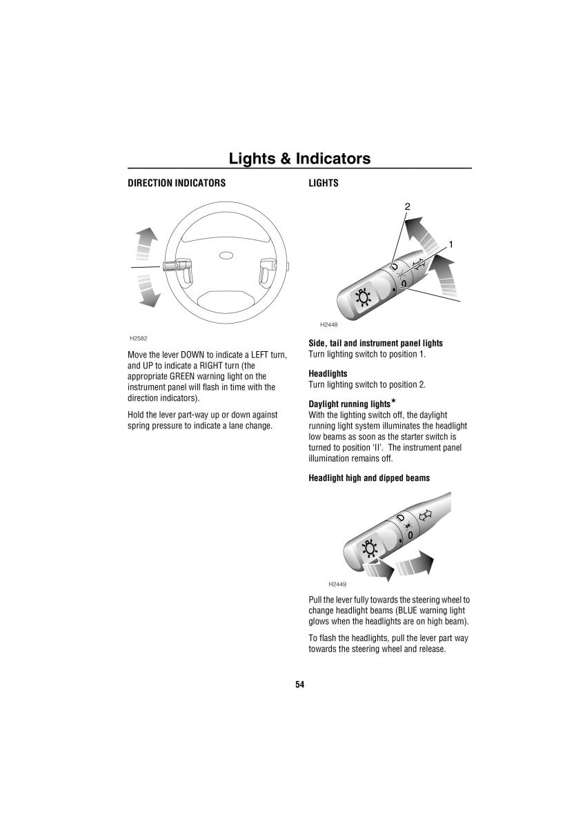 Land Rover Discovery II 2 owners manual / page 47