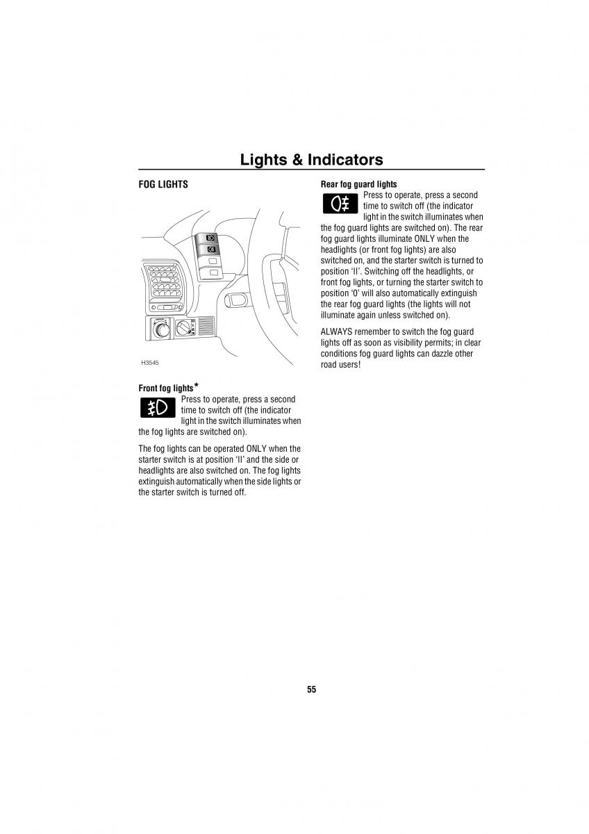 Land Rover Discovery II 2 owners manual / page 48