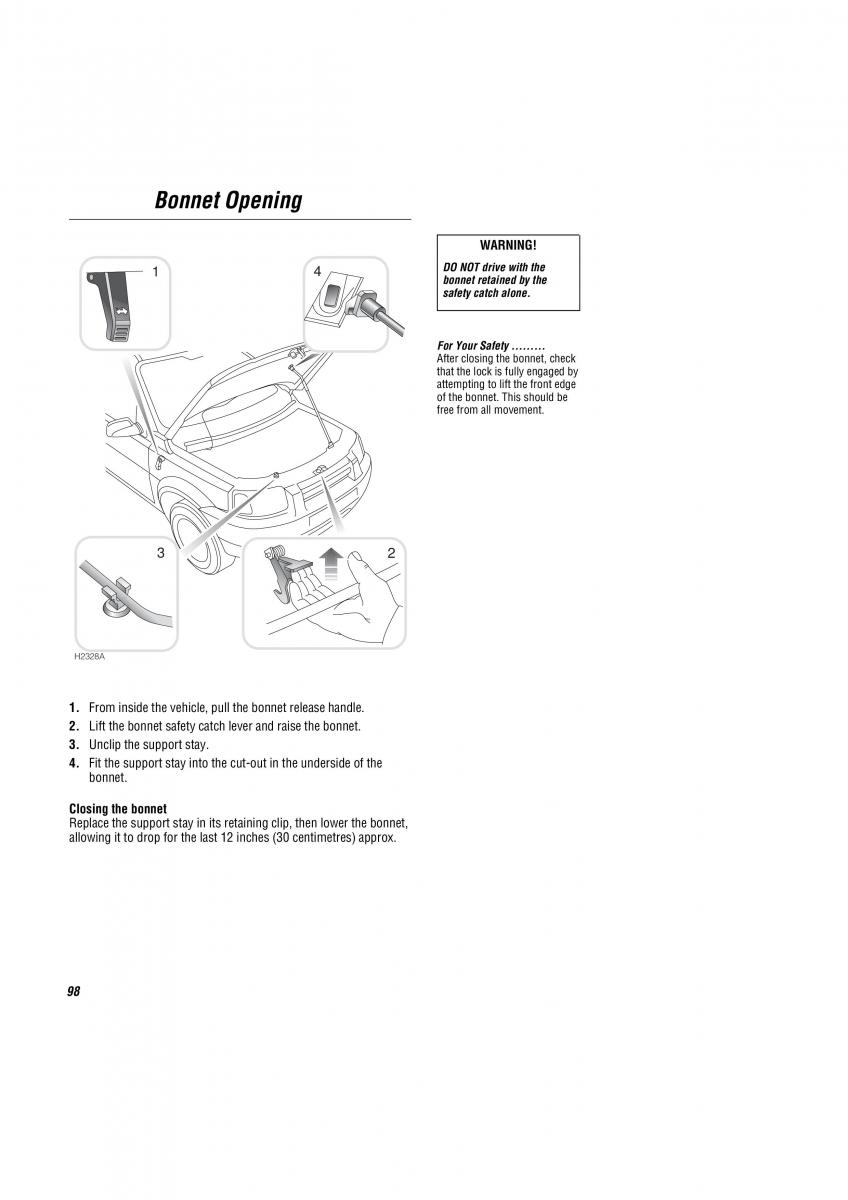 Land Rover Freelander I 1 owners manual / page 99