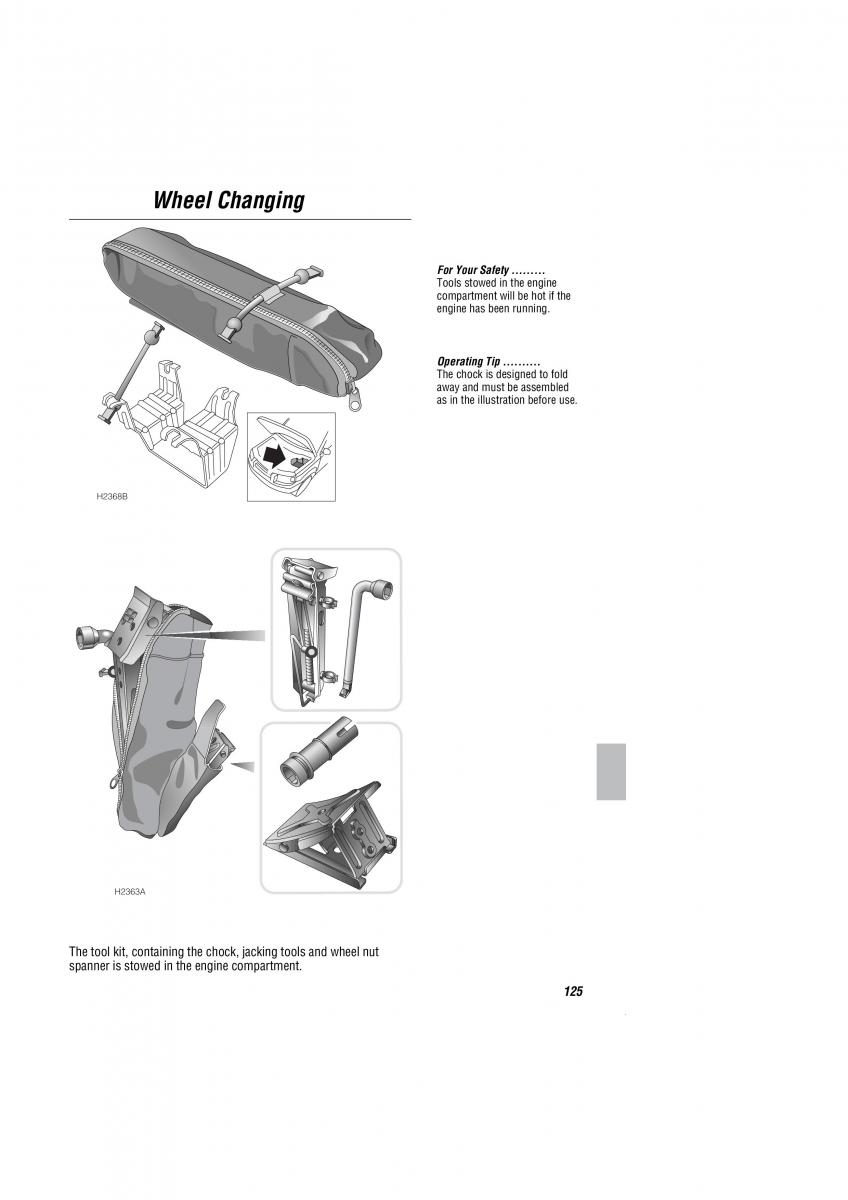 Land Rover Freelander I 1 owners manual / page 126