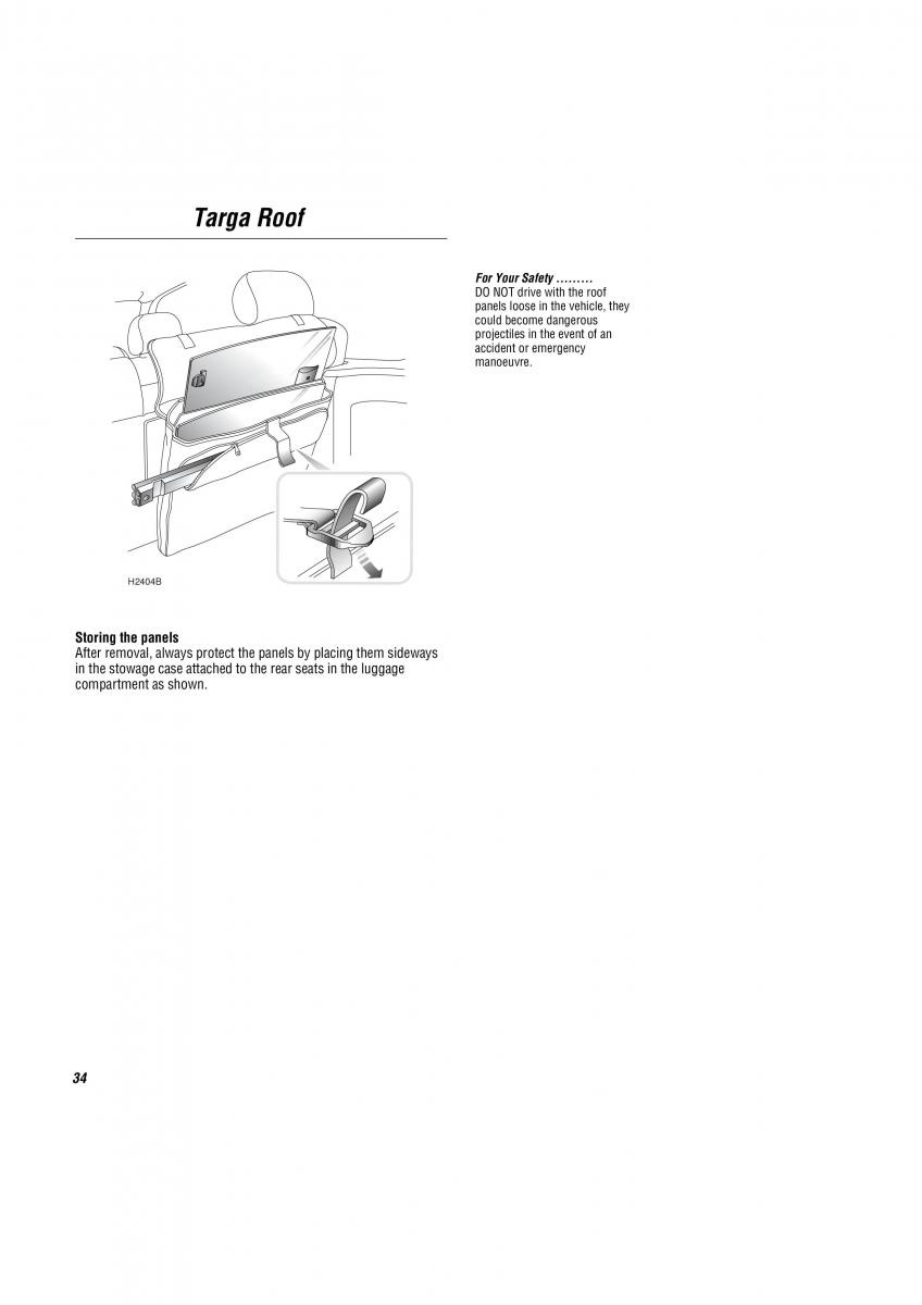 Land Rover Freelander I 1 owners manual / page 35