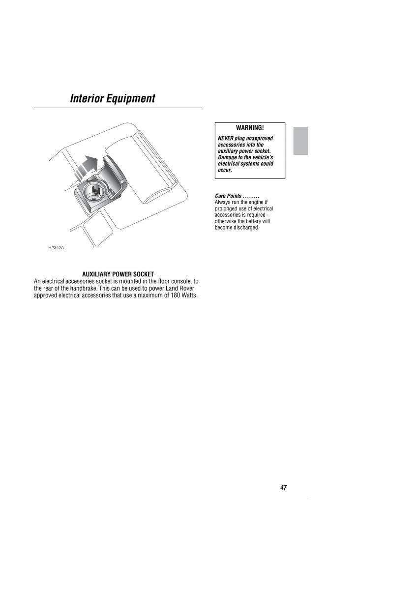 Land Rover Freelander I 1 owners manual / page 48