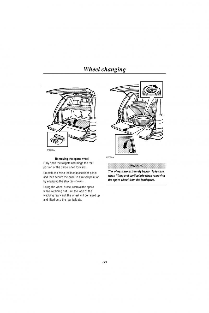 Land Rover Range Rover II 2 P38A owners manual / page 151