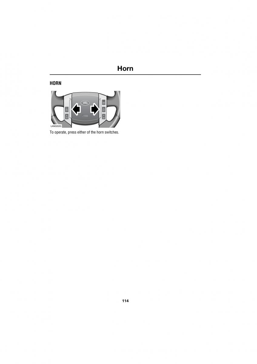 Land Rover Range Rover III 3 L322 owners manual / page 114