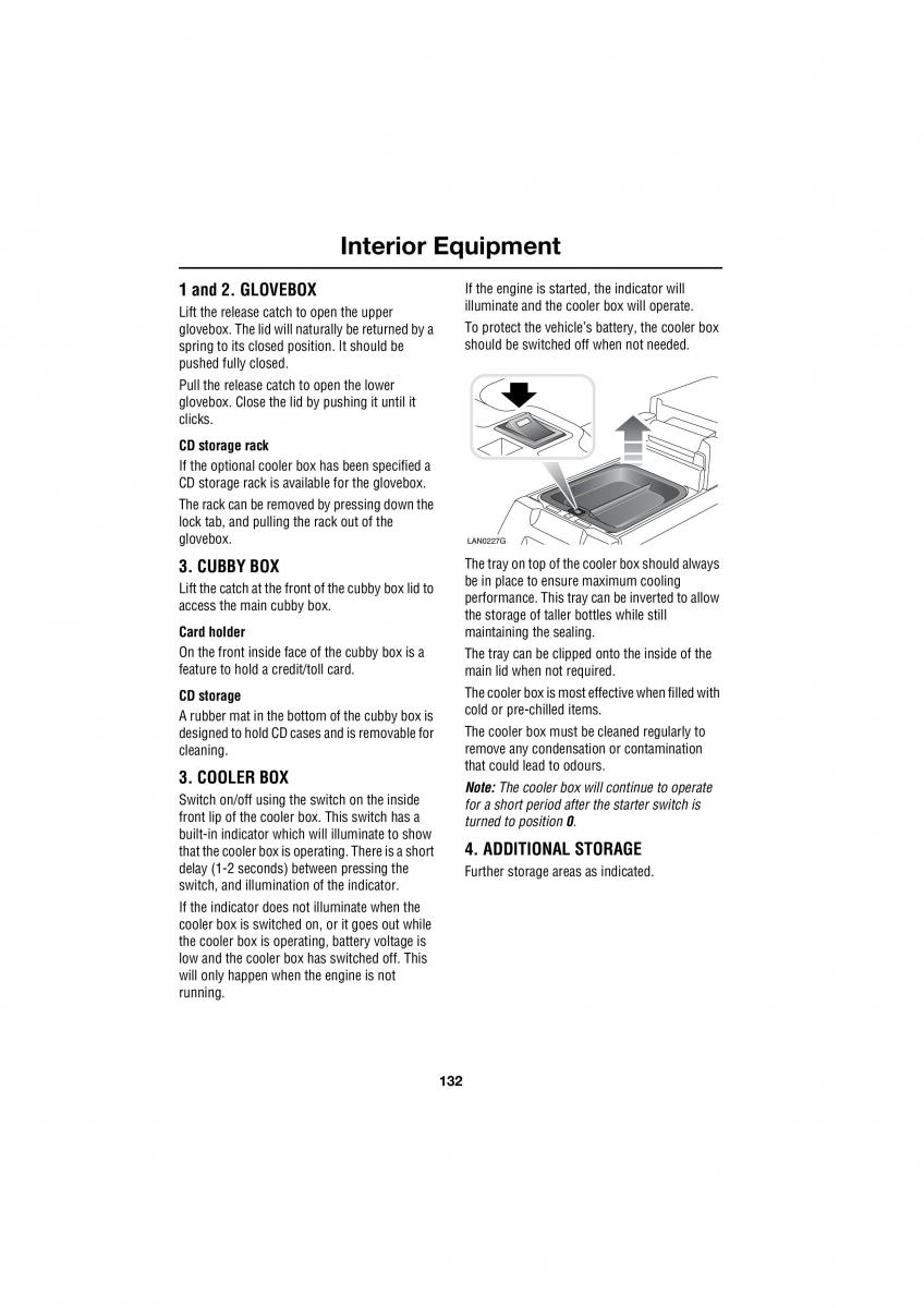 Land Rover Range Rover III 3 L322 owners manual / page 132