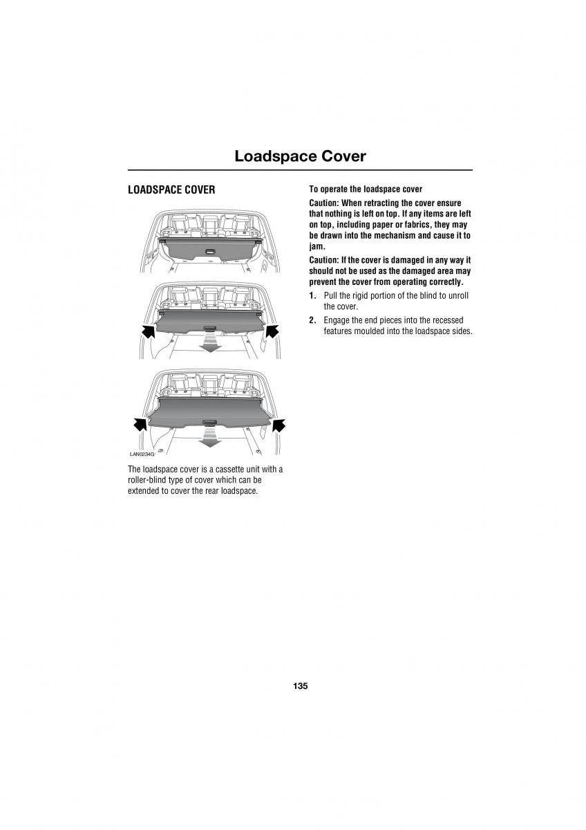 Land Rover Range Rover III 3 L322 owners manual / page 135