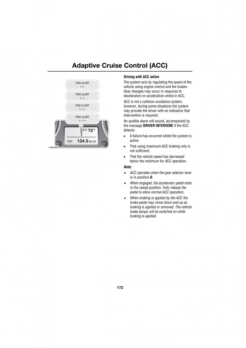 Land Rover Range Rover III 3 L322 owners manual / page 172