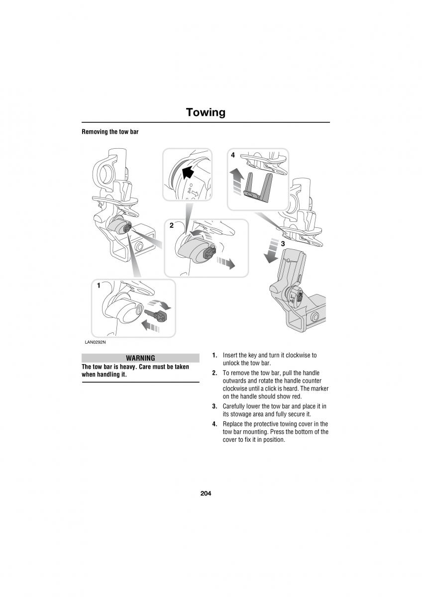 Land Rover Range Rover III 3 L322 owners manual / page 204