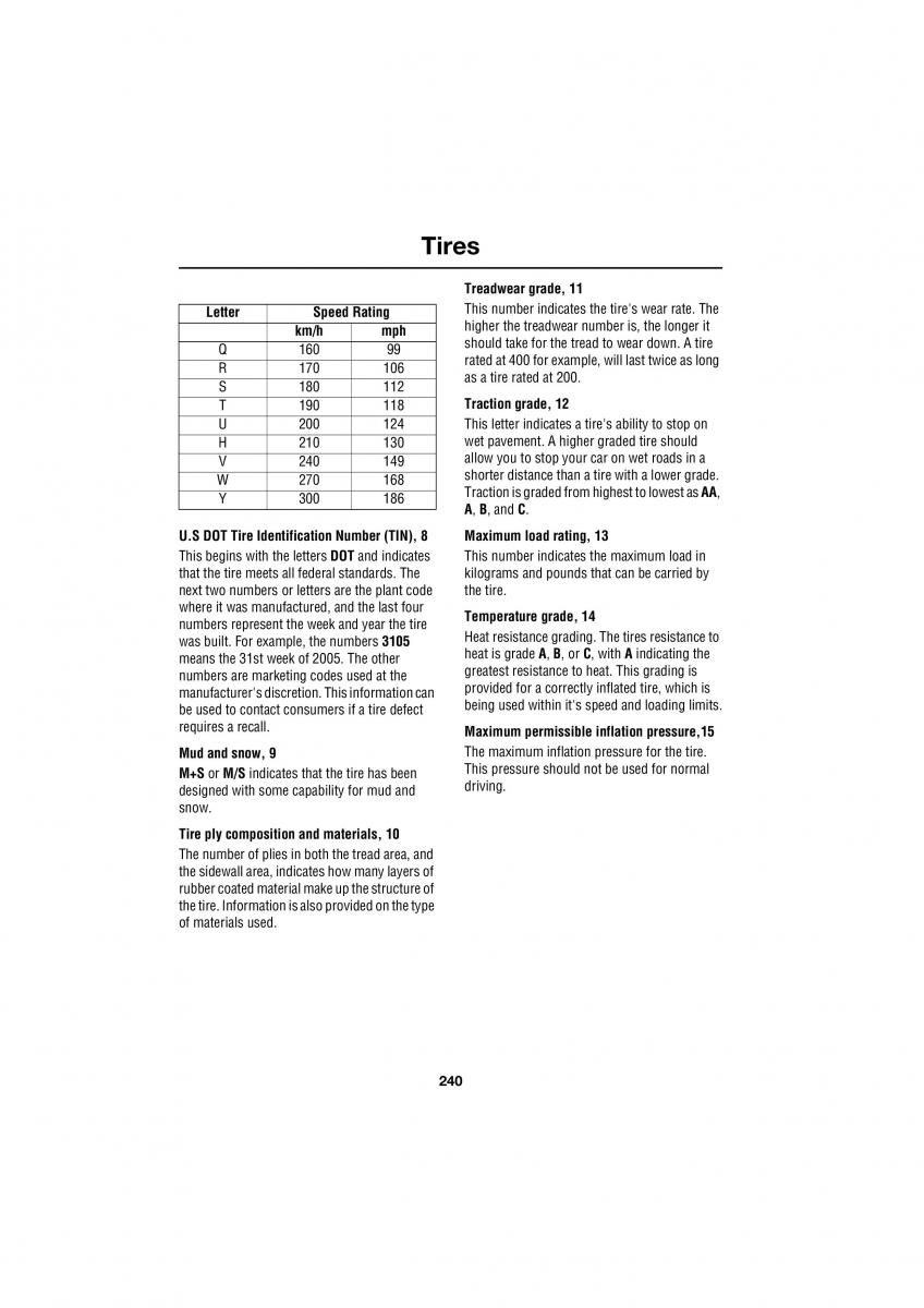 Land Rover Range Rover III 3 L322 owners manual / page 240