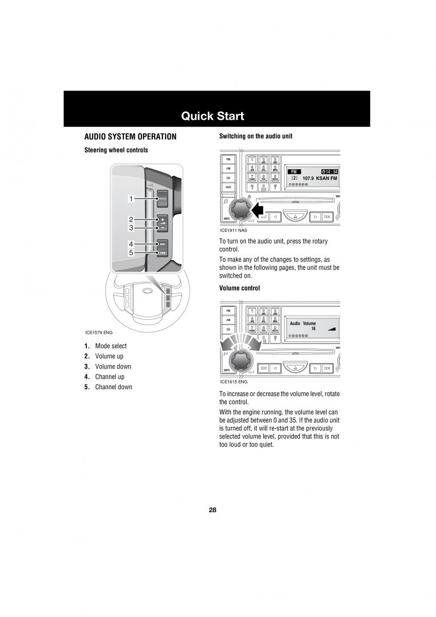 manual  Land Rover Range Rover III 3 L322 owners manual / page 28