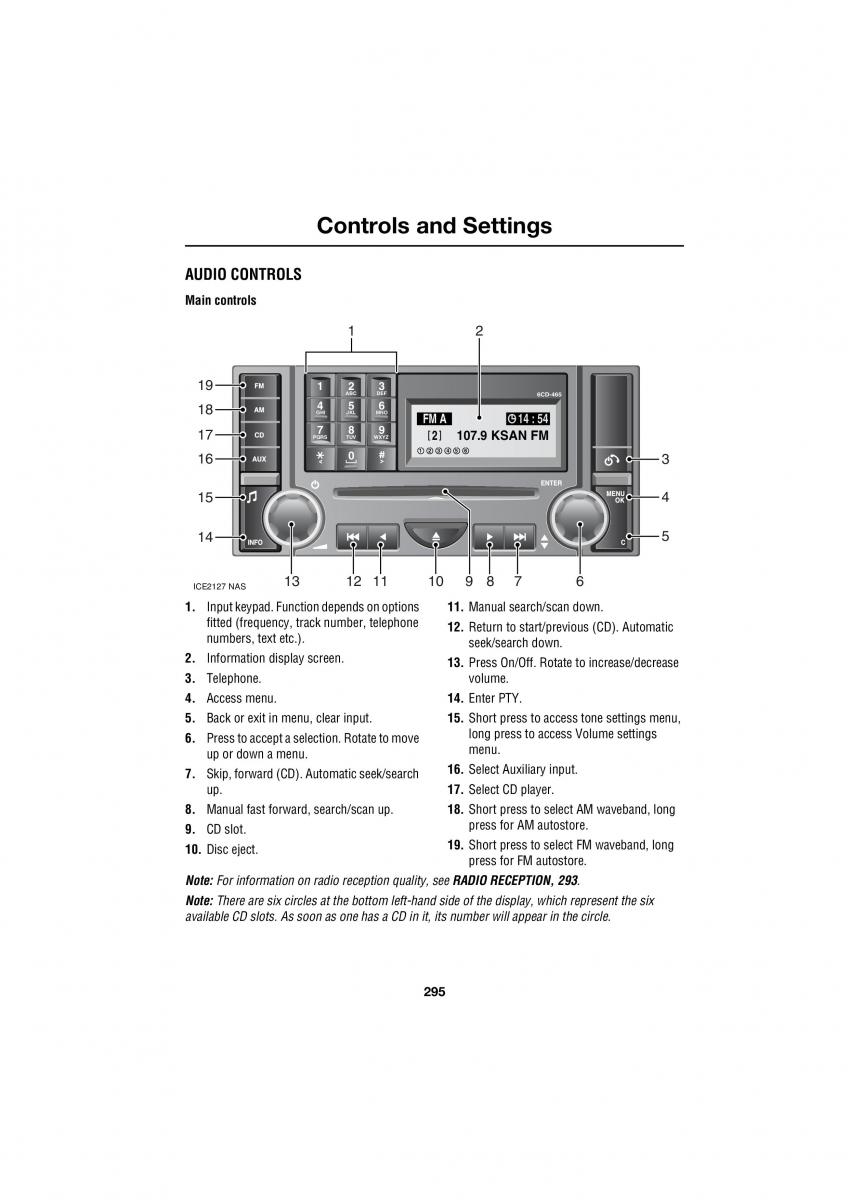 Land Rover Range Rover III 3 L322 owners manual / page 295