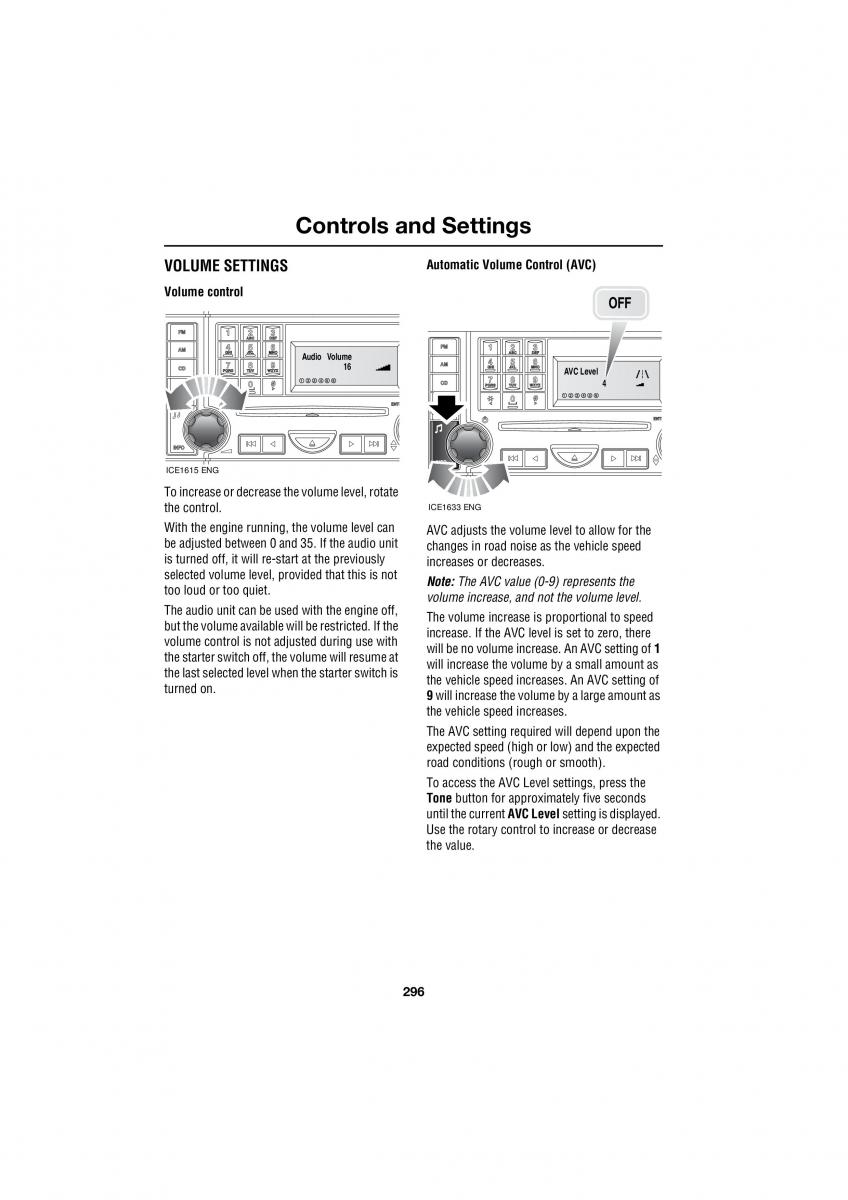 Land Rover Range Rover III 3 L322 owners manual / page 296