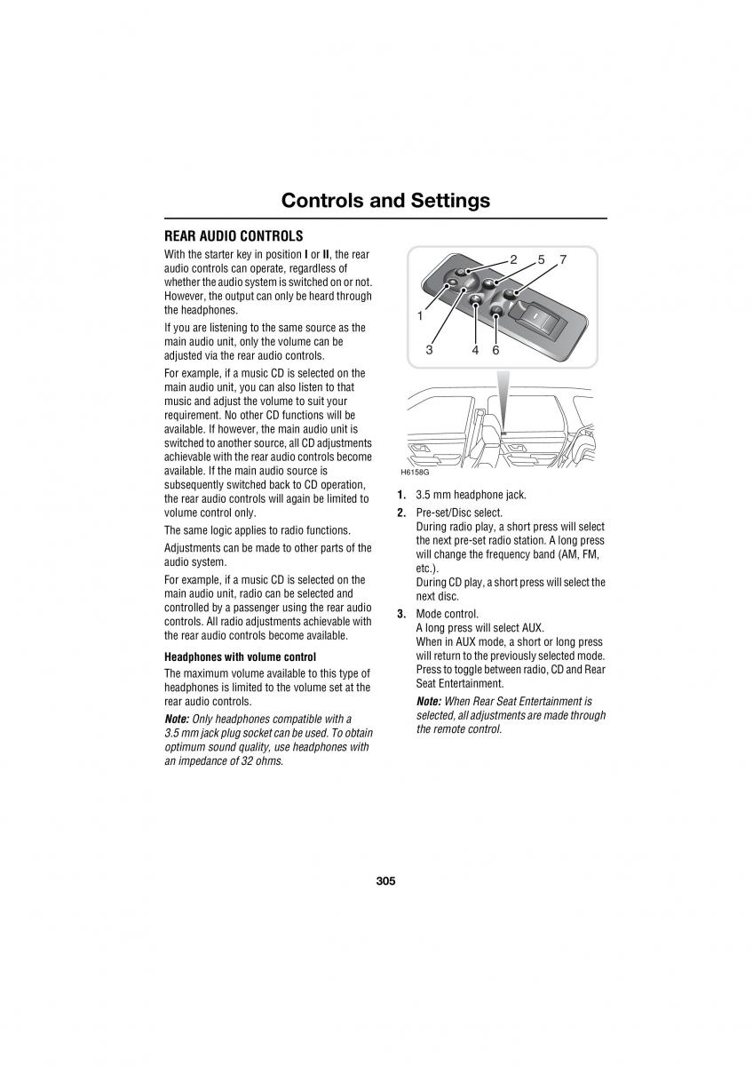 Land Rover Range Rover III 3 L322 owners manual / page 305