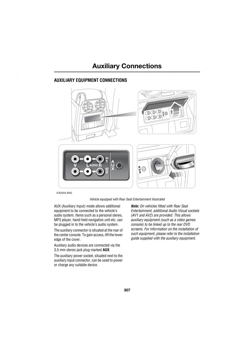 Land Rover Range Rover III 3 L322 owners manual / page 307