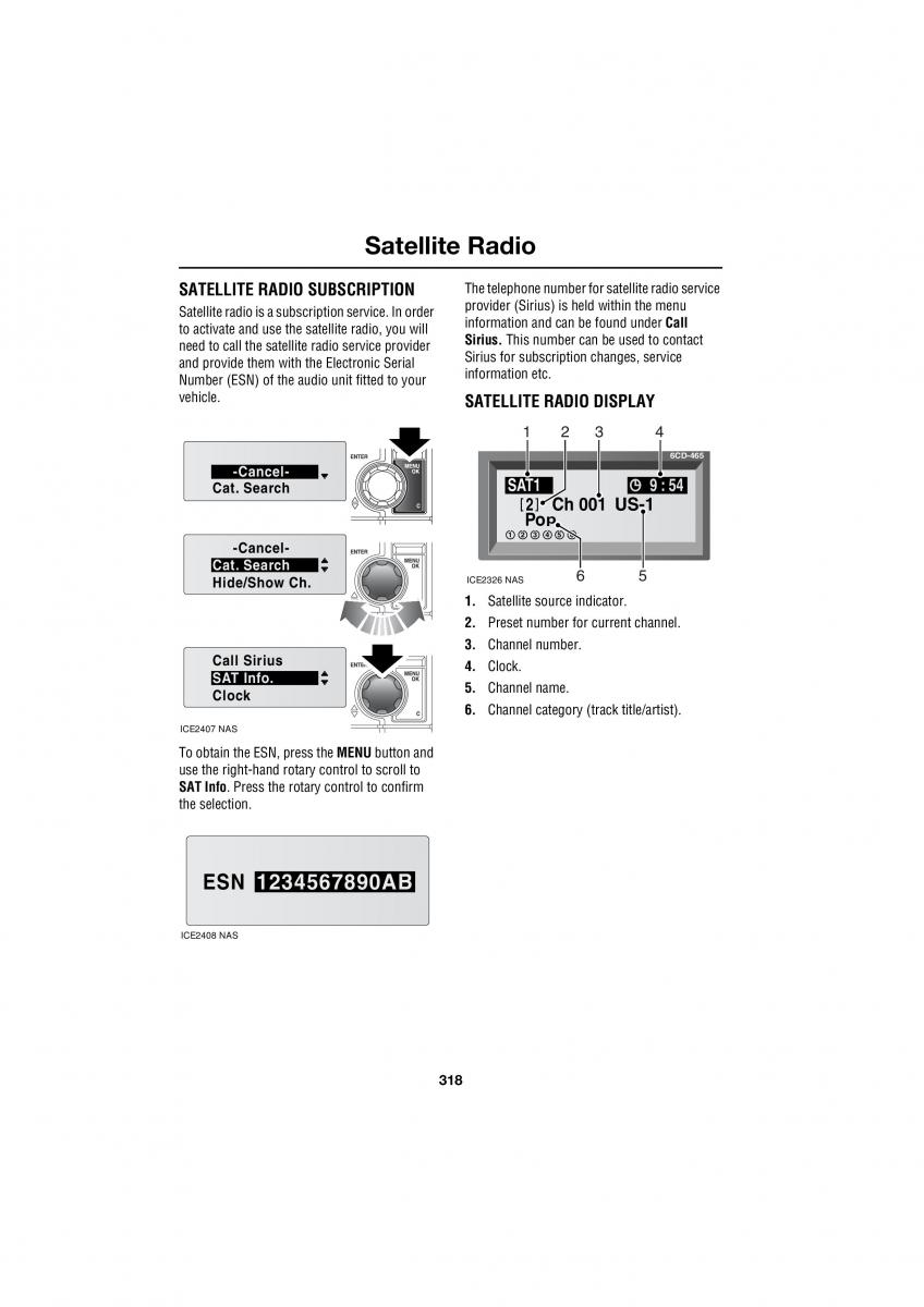 manual  Land Rover Range Rover III 3 L322 owners manual / page 318