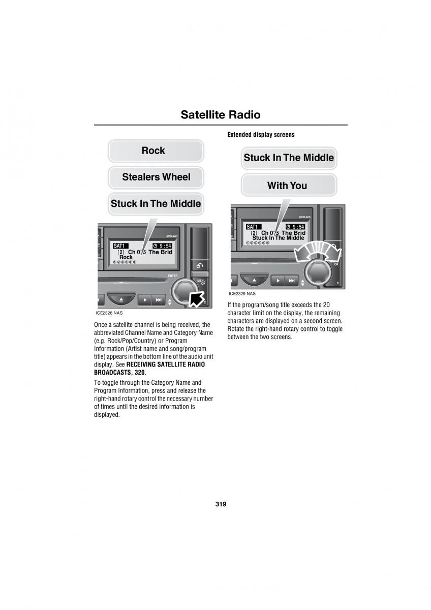 Land Rover Range Rover III 3 L322 owners manual / page 319