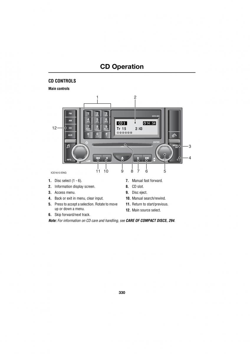 manual  Land Rover Range Rover III 3 L322 owners manual / page 330