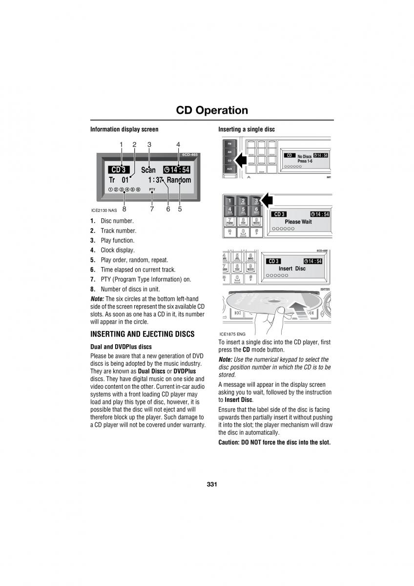 manual  Land Rover Range Rover III 3 L322 owners manual / page 331