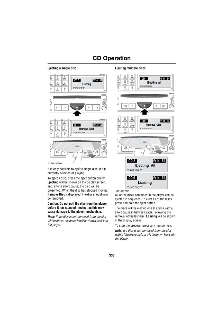 Land Rover Range Rover III 3 L322 owners manual / page 333