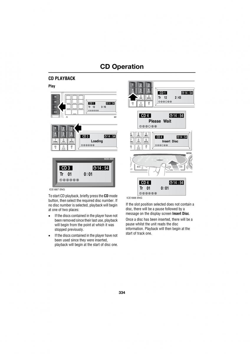 Land Rover Range Rover III 3 L322 owners manual / page 334