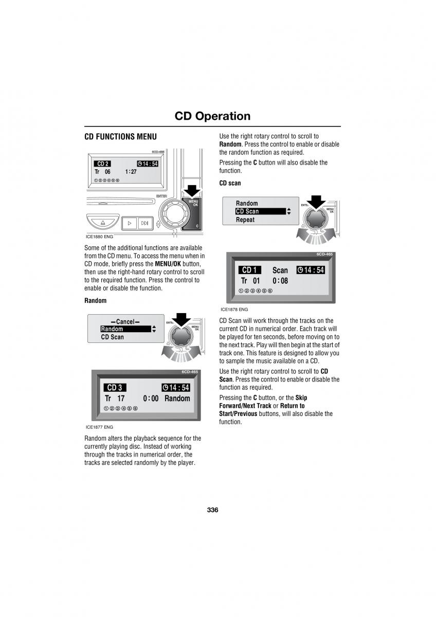 manual  Land Rover Range Rover III 3 L322 owners manual / page 336