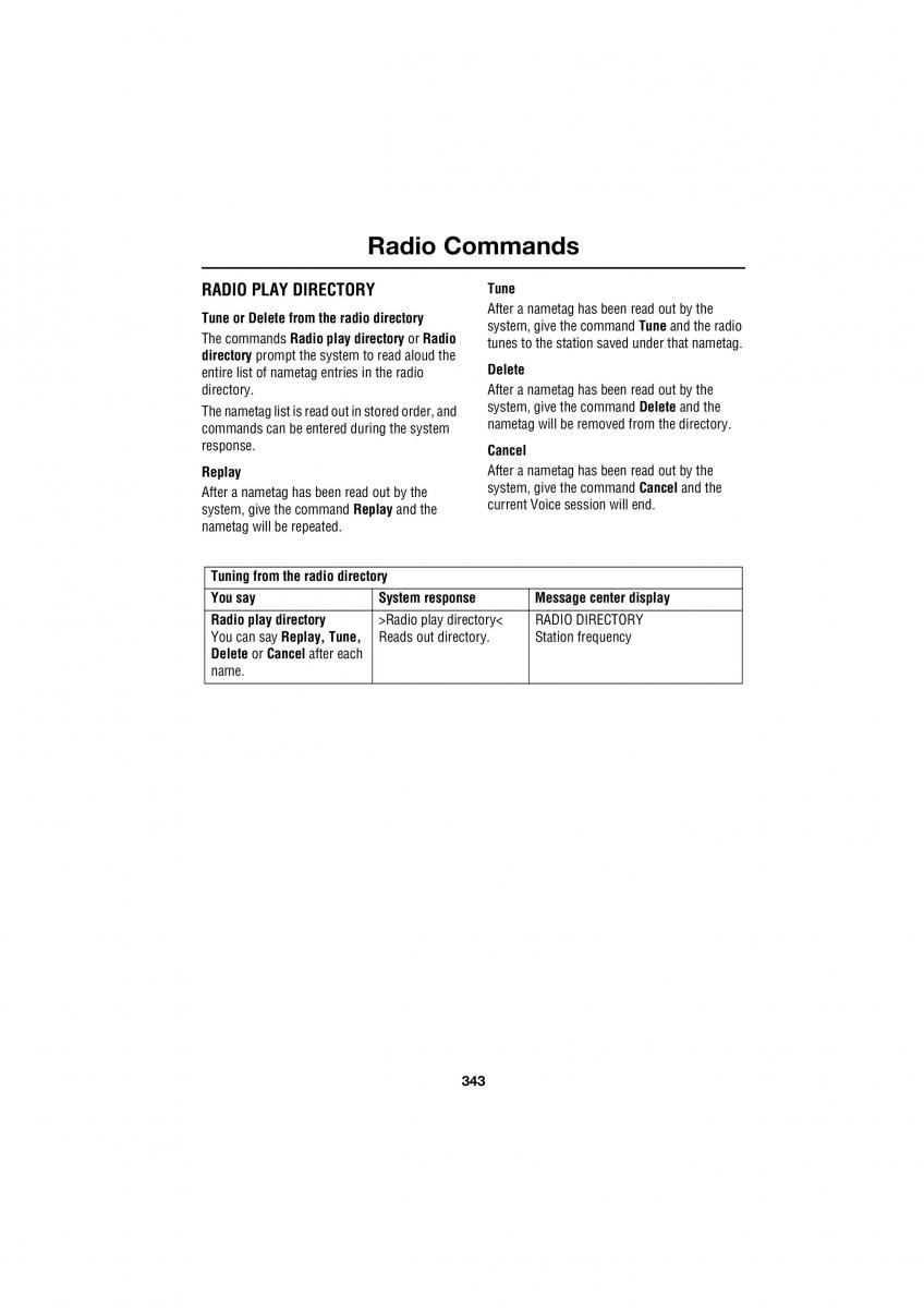 manual  Land Rover Range Rover III 3 L322 owners manual / page 343