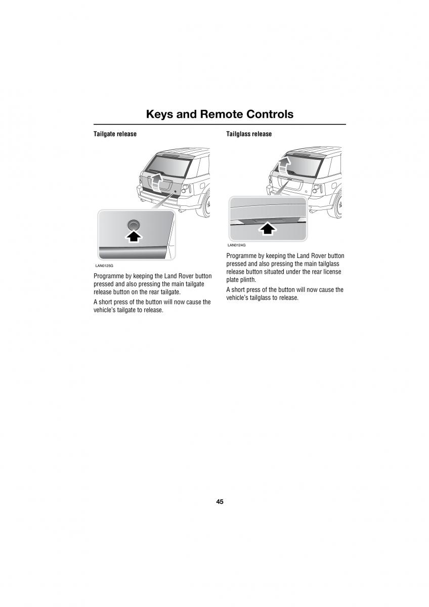 Land Rover Range Rover III 3 L322 owners manual / page 45