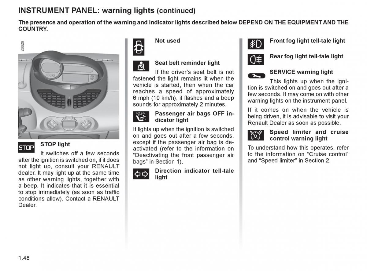 Renault Twingo II 2 owners manual / page 55