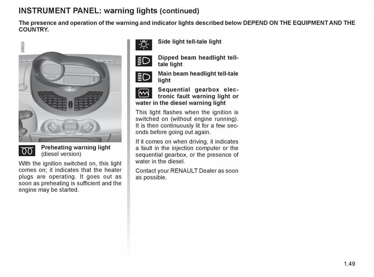 Renault Twingo II 2 owners manual / page 56