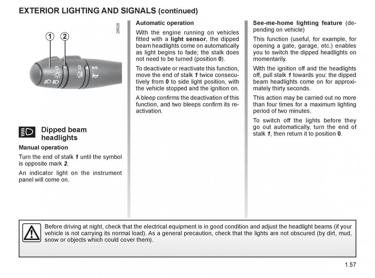 Renault Twingo II 2 owners manual / page 64