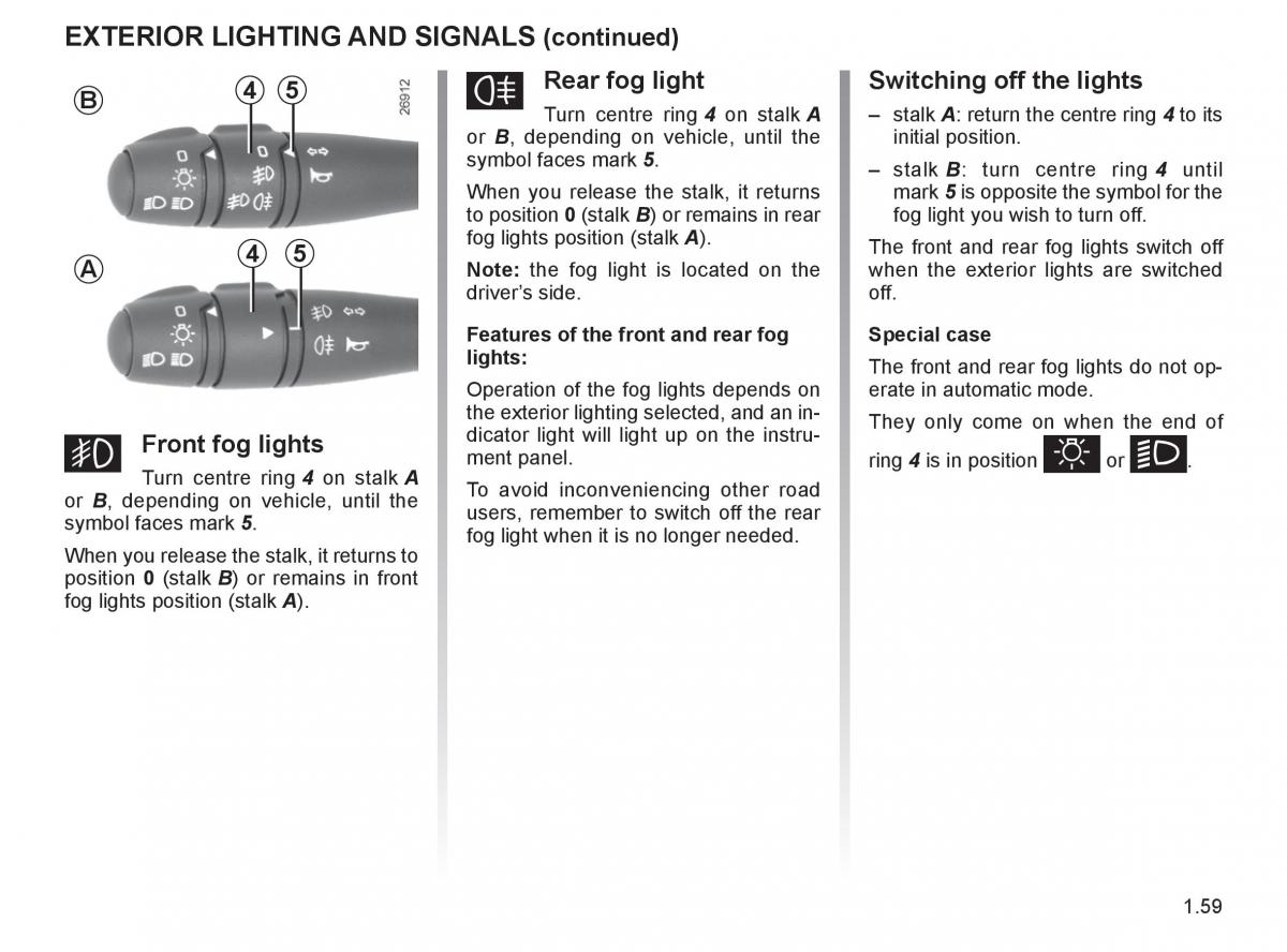 Renault Twingo II 2 owners manual / page 66