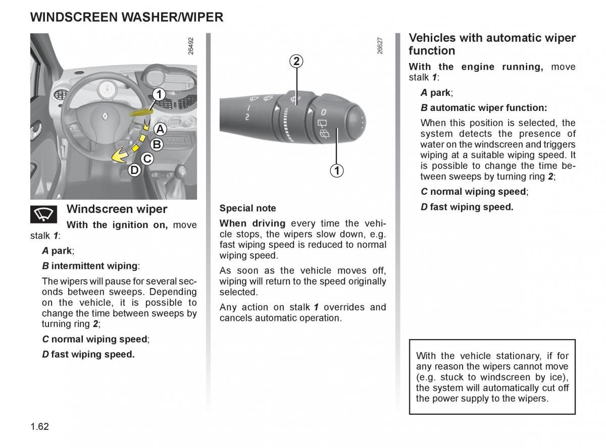 Renault Twingo II 2 owners manual / page 69