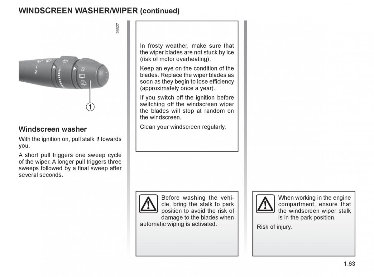 Renault Twingo II 2 owners manual / page 70