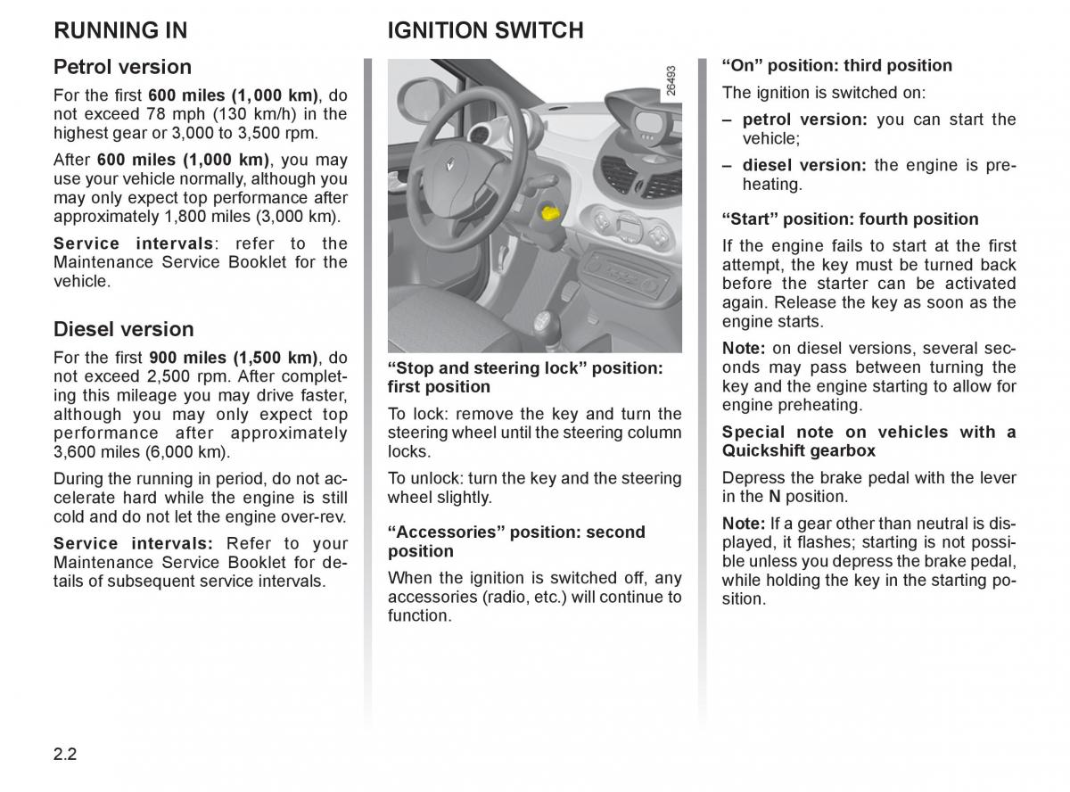 Renault Twingo II 2 owners manual / page 75