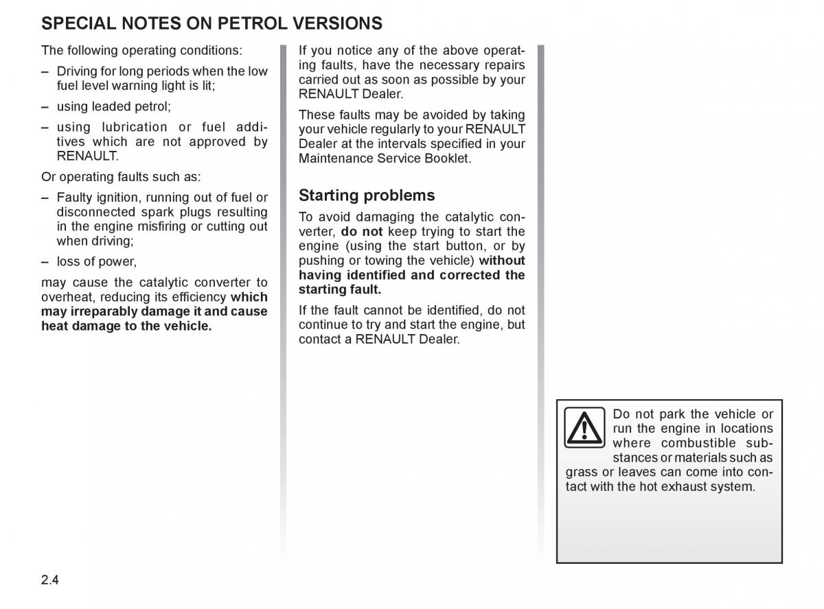 Renault Twingo II 2 owners manual / page 77