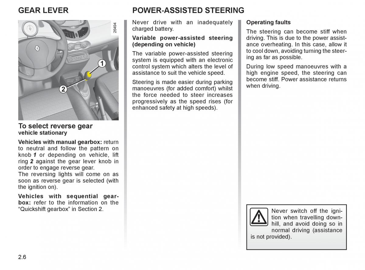 Renault Twingo II 2 owners manual / page 79