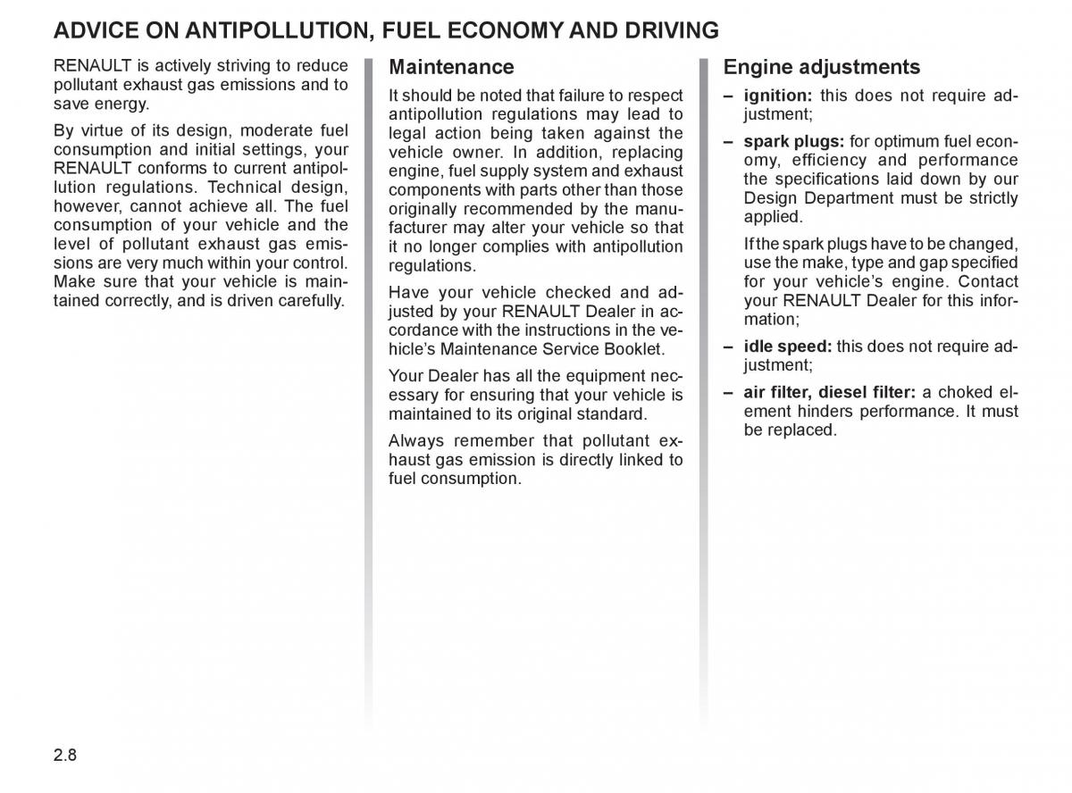 Renault Twingo II 2 owners manual / page 81