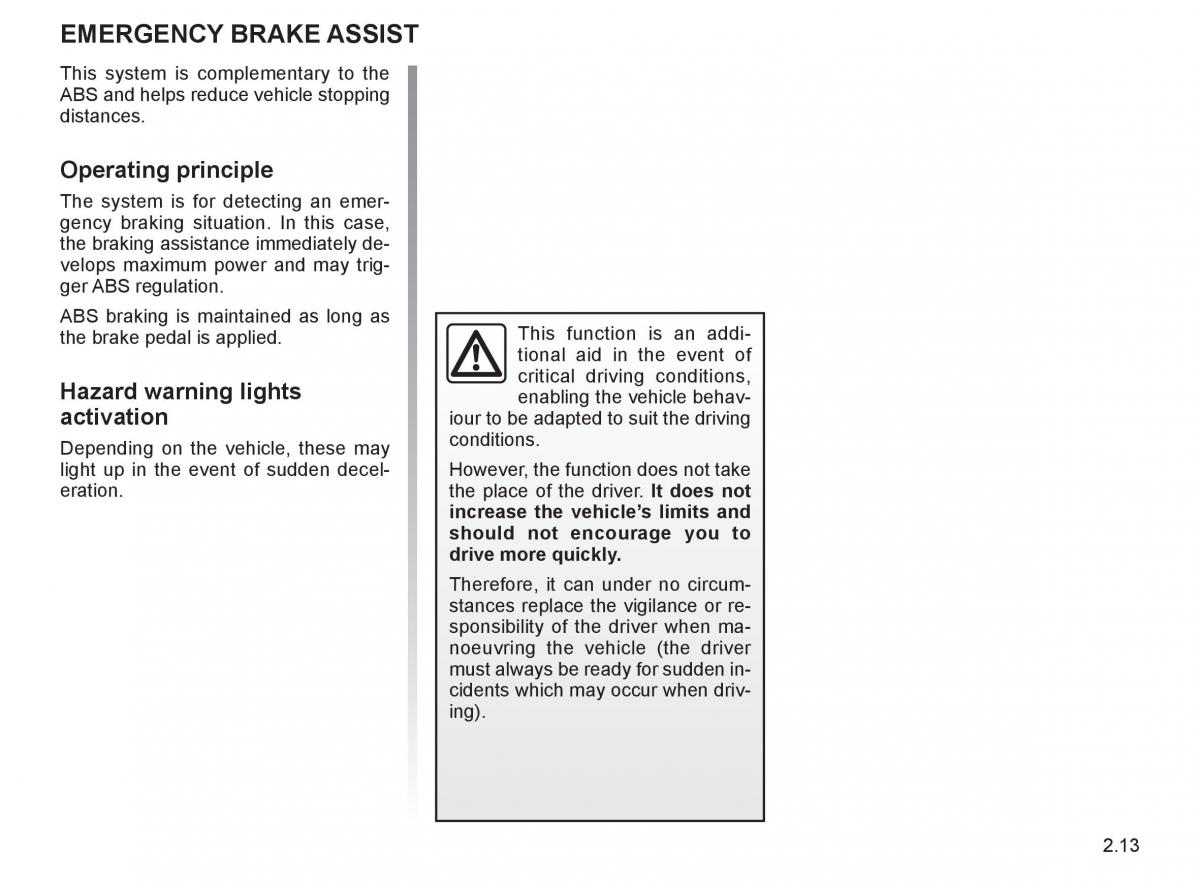 Renault Twingo II 2 owners manual / page 86