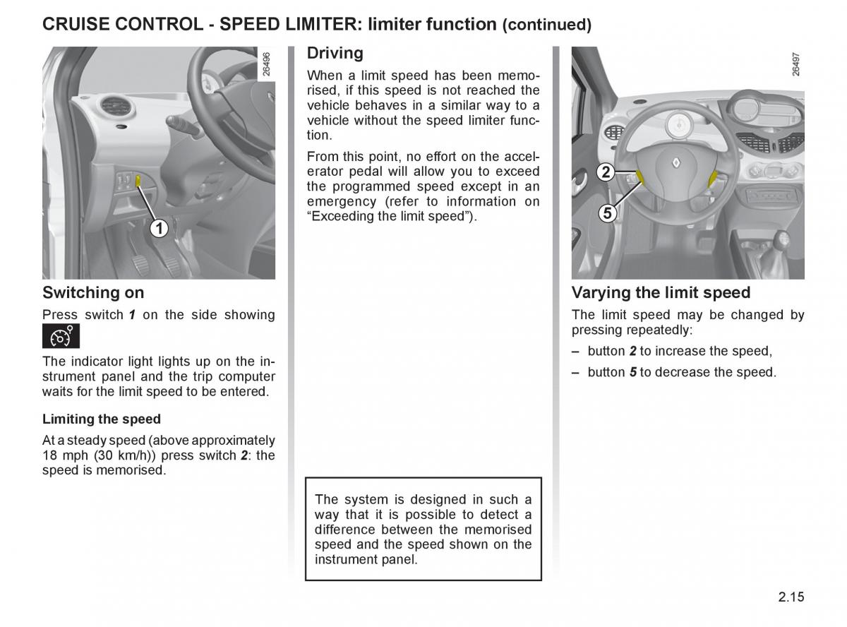 Renault Twingo II 2 owners manual / page 88