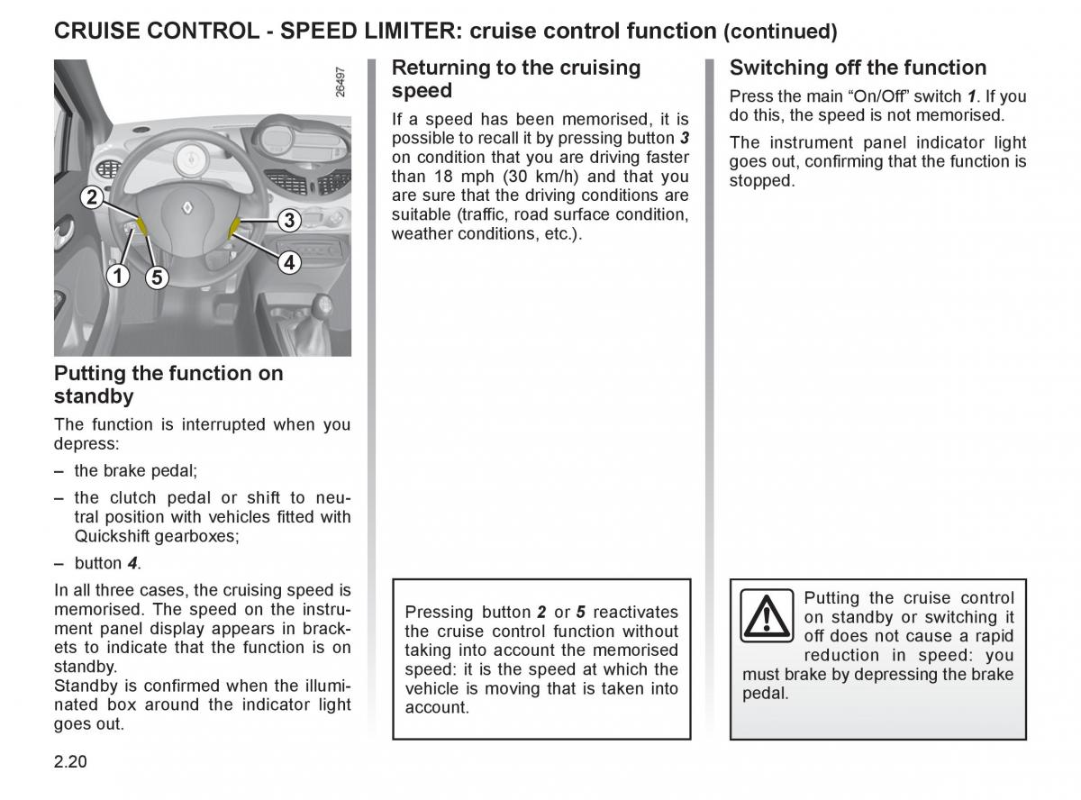 Renault Twingo II 2 owners manual / page 93