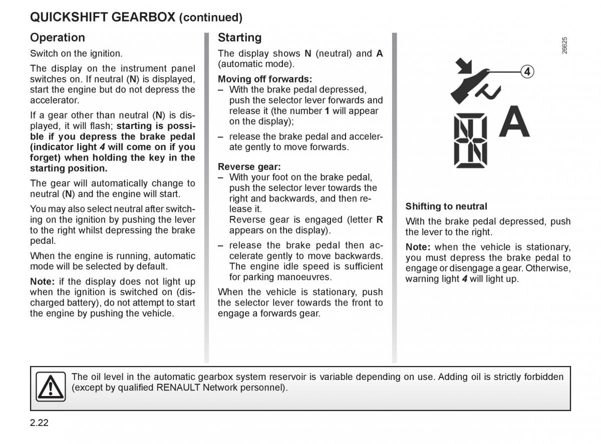 Renault Twingo II 2 owners manual / page 95