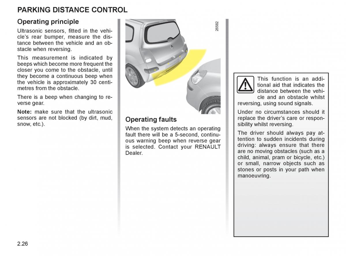 Renault Twingo II 2 owners manual / page 99