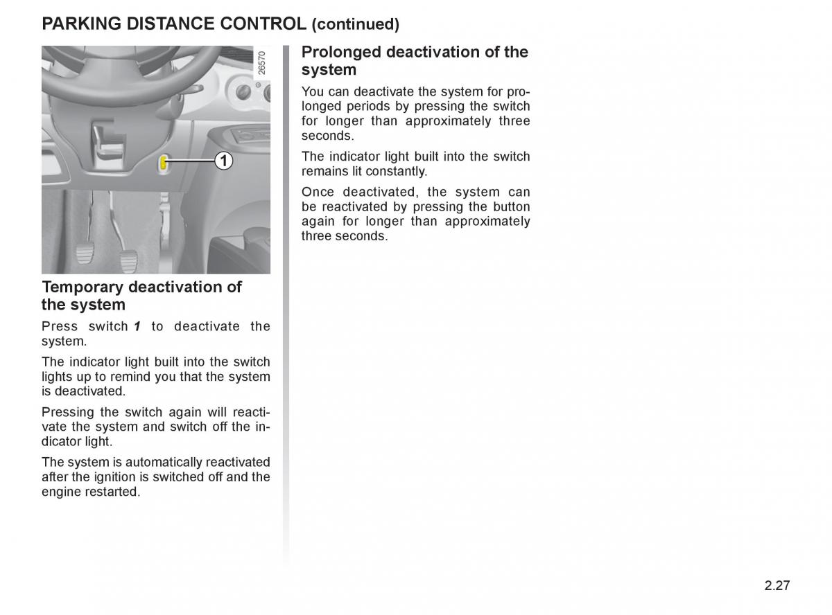 Renault Twingo II 2 owners manual / page 100